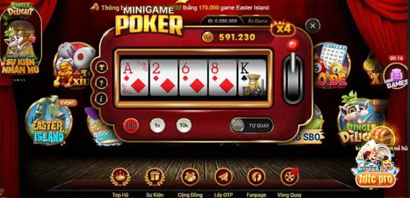 Cần bỏ túi những kinh nghiệm nhất định khi chơi Mini Poker