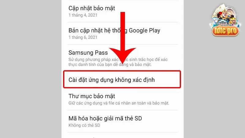 Cấp quyền cho ứng dụng tdtc hoạt động trên android