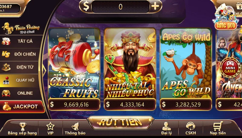 Kho game đa dạng mẫu mã, đầy màu sắc hấp dẫn