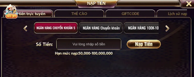 Nạp tiền chơi casino trực tuyến theo phương thức phù hợp